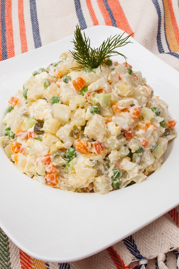 Salad Olivier - Russian Potato Salad